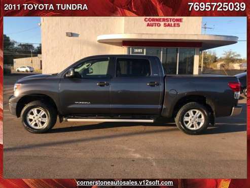 2011 TOYOTA TUNDRA CREWMAX SR5 - cars & trucks - by dealer - vehicle... for sale in Flowood, MS