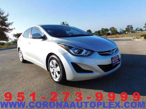 2016 Hyundai Elantra - THE LOWEST PRICED VEHICLES IN TOWN! for sale in Norco, CA