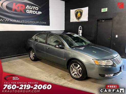 2005 SATURN ION 3**60063 MILES**1 OWNER**SUNROOF**LEATHER - cars &... for sale in Palm Desert , CA