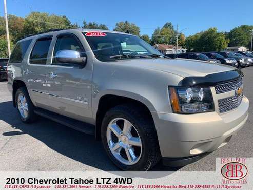 2010 CHEVY TAHOE LTZ 4WD! FULLY LOADED! 3RD ROW SEATING! BOSE SOUND! for sale in Syracuse, NY