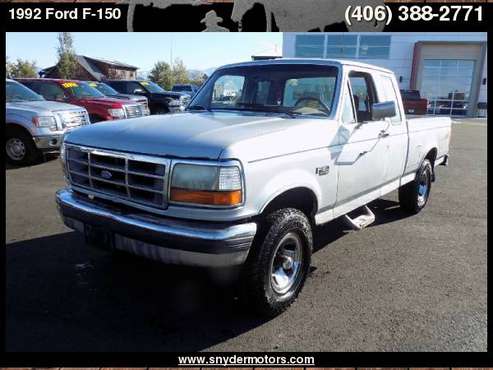 1992 Ford F-150 Base, WHOLESALE TRUCK, 4X4, MANUAL for sale in Belgrade, MT