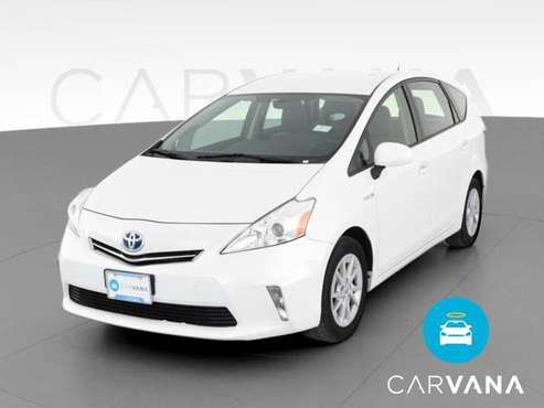 2012 Toyota Prius v Three Wagon 4D wagon White - FINANCE ONLINE -... for sale in Denver , CO
