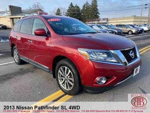 2013 NISSAN PATHFINDER SL 4WD! HEATED LEATHER! REMOTE START! 3RD... for sale in N SYRACUSE, NY