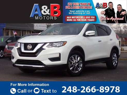 2019 Nissan Rogue SV hatchback White - - by dealer for sale in Waterford Township, MI