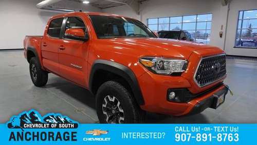 2018 Toyota Tacoma TRD Off Road Double Cab 5' Bed V6 4 - cars &... for sale in Anchorage, AK