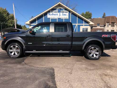 2014 Ford F150 Crew FX4 Black/Black Leather 3.5 Ecoboost Every Option for sale in Mount Clemens, MI