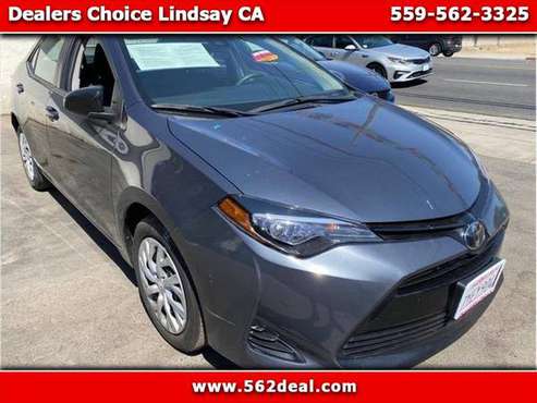 2017 Toyota Corolla LE CVT - cars & trucks - by dealer - vehicle... for sale in Lindsay, CA