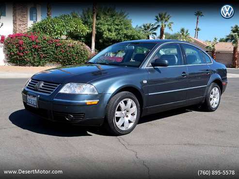 2003 Volkswagen Passat GLX Sedan with 66,000 original miles for sale in Palm Desert , CA