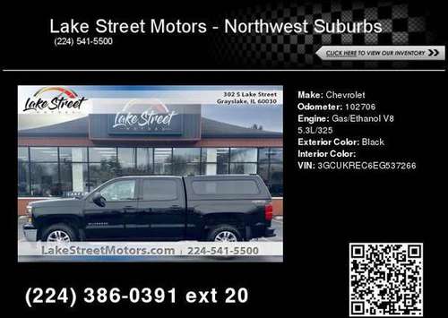 2014 Chevrolet Chevy Silverado 1500 LT - cars & trucks - by dealer -... for sale in Grayslake, IL