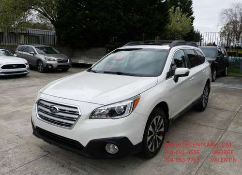 2017 SUBARU OUTBACK 3 6R LIMITED WHITE - - by dealer for sale in Charlotte, NC