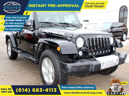 $399/mo - 2015 Jeep WRANGLER UNLIMI SAHARA - Easy Financing! - cars... for sale in Columbus, NC