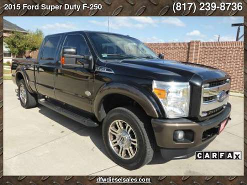 2015 Ford F 250 4WD Crew Cab King Ranch DIESEL SUPER NEAT TRUCK !!!... for sale in Lewisville, TX
