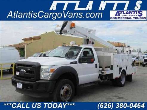 2012 Ford F550 Bucket Truck 14' UTILITY TRUCK - cars & trucks - by... for sale in LA PUENTE, CA