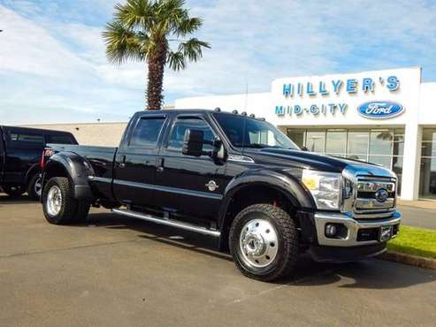 2016 Ford Super Duty F-450 DRW Diesel 4x4 4WD Truck Lariat Crew Cab for sale in Woodburn, OR