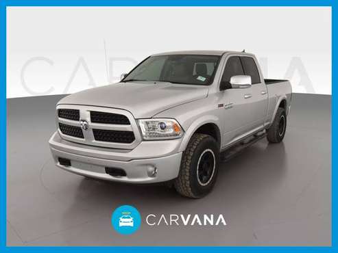2014 Ram 1500 Quad Cab Laramie Pickup 4D 6 1/3 ft pickup Silver for sale in Chattanooga, TN