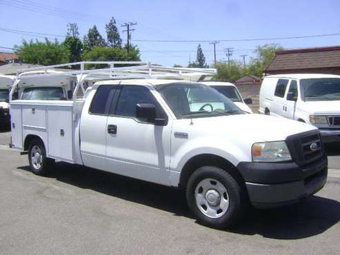 Ford Supercab Utility Service Truck Ladder Rack Work 1 Owner Ex-City for sale in Corona, CA