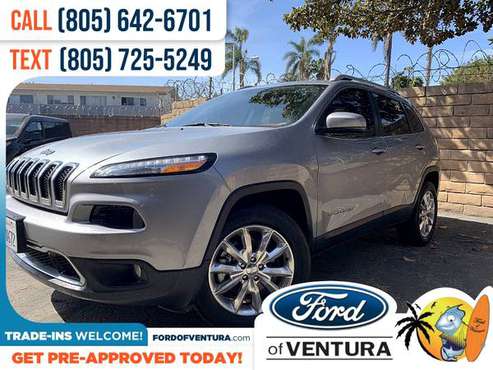349/mo - 2015 Jeep Cherokee Limited - - by dealer for sale in Ventura, CA