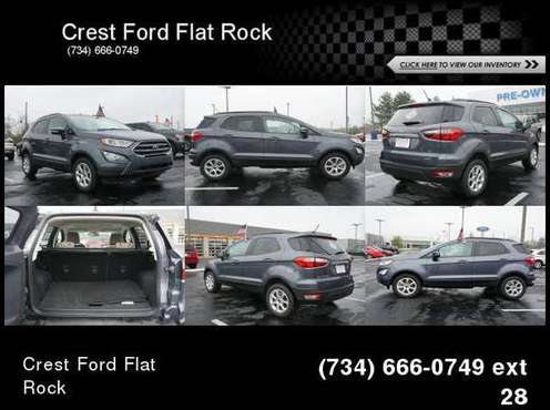 2018 Ford EcoSport SE - - by dealer - vehicle for sale in FLAT ROCK, MI