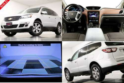 SPACIOUS Silver TRAVERSE 2017 Chevrolet LT AWD SUV 8 PASSENGER for sale in Clinton, MO