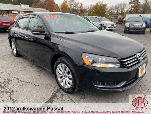 2012 VOLKSWAGEN PASSAT 2.5L S! BLACK ON BLACK! COME TEST DRIVE... for sale in N SYRACUSE, NY