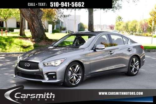 2015 Q50S Sport Hybrid RARE! $5,000 Deluxe Tech Package CPO Certifie for sale in Fremont, CA