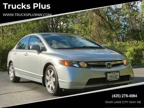 2008 Honda Civic LX 4dr Sedan 5A - - by dealer for sale in Seattle, WA