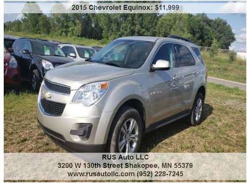 2015 Chevrolet Equinox LT - cars & trucks - by dealer - vehicle... for sale in Shakopee, MN