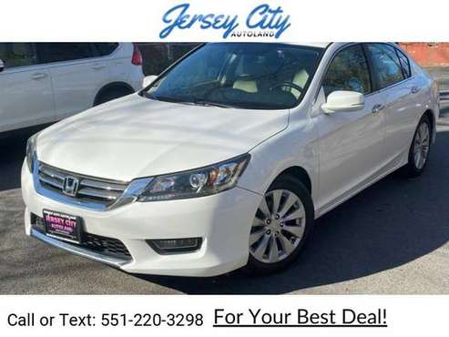 2014 Honda Accord Sedan EX-L sedan White Orchid Pearl - cars & for sale in Jersey City, NJ