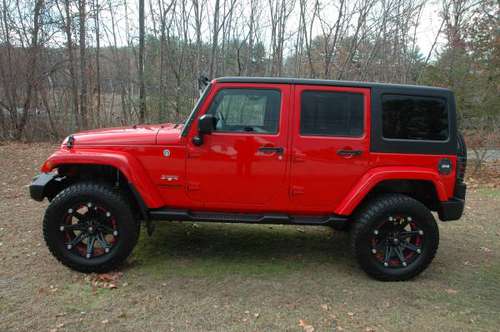 LIFTED - 20's - IMMACULATE 2016 Jeep Wrangler Unlimited Sahara -... for sale in Windham, MA