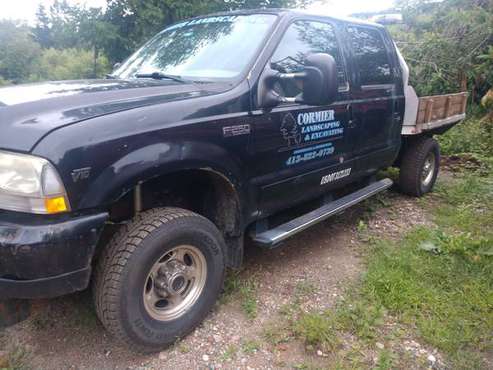 2003 Ford F-250 Crew cab with plow . Possible trades. Dump trailer for sale in Becket, NY