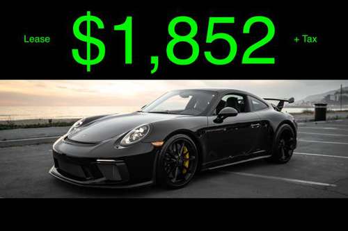 2019 Porsche GT3 - Lease for $1,852 + Tax Mo: WE LEASE EXOTICS -... for sale in San Francisco, CA
