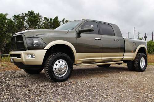 2012 RAM 3500 LONGHORN MEGA DUALLY*LEATHER*TURBO*SUNROOF*ALCOA'S for sale in Liberty Hill, IN