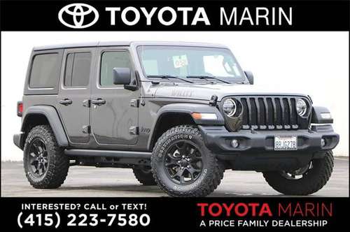 2020 Jeep Wrangler Unlimited SUV Wrangler Unlimited Jeep - cars &... for sale in San Rafael, CA