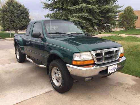 2000 FORD RANGER SUPER CAB V6 PickUp Truck 4x4 4WD StyleSide 114mo_0dn for sale in Frederick, CO