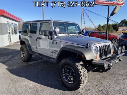 2013 JEEP WRANGLER UNLIMITED SPORT CALL/TEXT D - cars & trucks - by... for sale in Somerset, MN