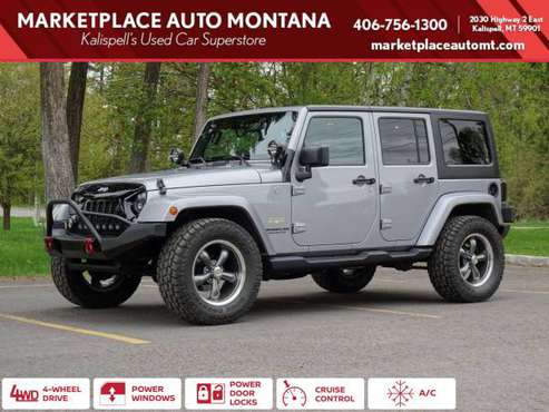 2015 JEEP WRANGLER 4x4 4WD UNLIMITED SAHARA SPORT UTILITY 4D SUV for sale in Kalispell, MT