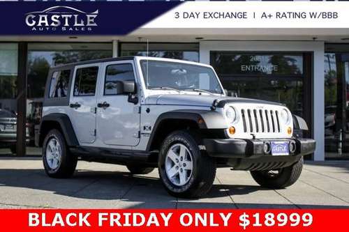2007 Jeep Wrangler 4x4 4WD Unlimited X SUV HARD TOP - cars & trucks... for sale in Lynnwood, OR