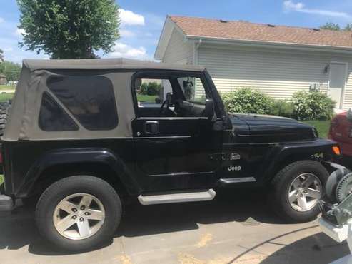 2003 Jeep Wrangler Sahara - cars & trucks - by owner - vehicle... for sale in McHenry, IL