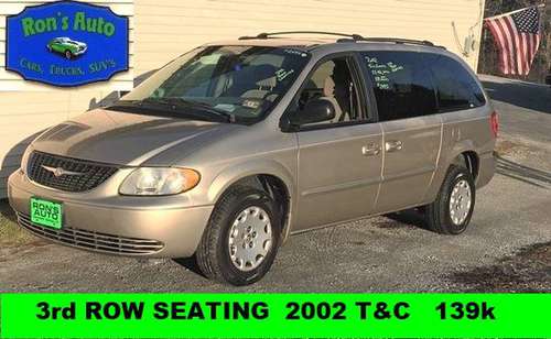2002 Chrysler Town & Country Van Used Cars Vermont at Ron’s Auto Vt... for sale in W. Rutland, Vt, VT
