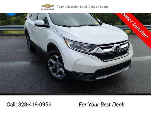 2018 Honda CRV EX-L suv White - cars & trucks - by dealer - vehicle... for sale in Boone, NC