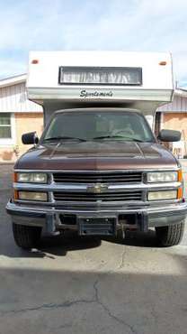 1994 Chevy Truck with Camper - cars & trucks - by owner - vehicle... for sale in Berino, NM
