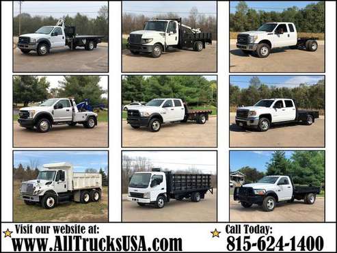 FLATBED & STAKE SIDE TRUCKS / CAB AND CHASSIS PICKUP 4X4 Gas Diesel... for sale in Topeka, KS