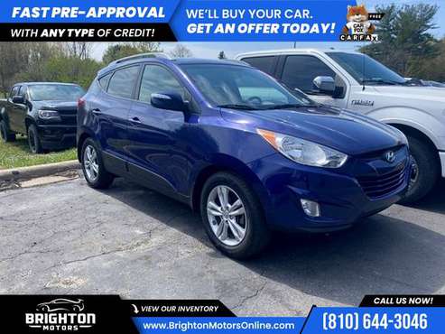 2013 Hyundai Tucson GLS FOR ONLY 154/mo! - - by for sale in Brighton, MI