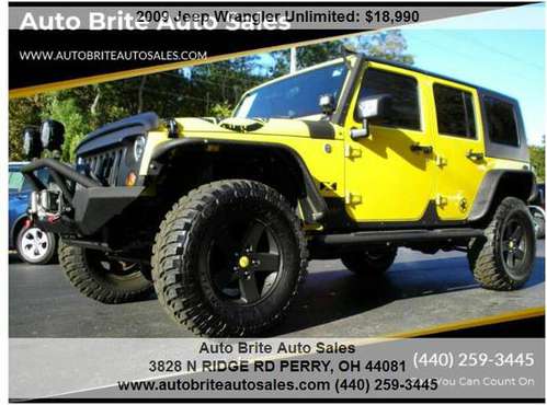2009 Jeep Wrangler Unlimited from Arizona for sale in Perry, OH