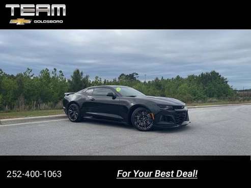 2019 Chevy Chevrolet Camaro ZL1 coupe Black - - by for sale in Goldsboro, NC