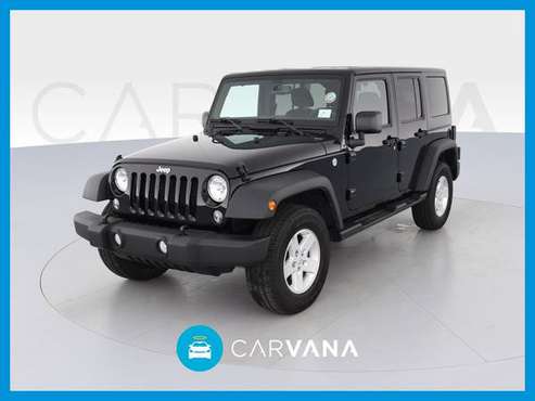 2017 Jeep Wrangler Unlimited Sport S Sport Utility 4D suv Black for sale in West Palm Beach, FL