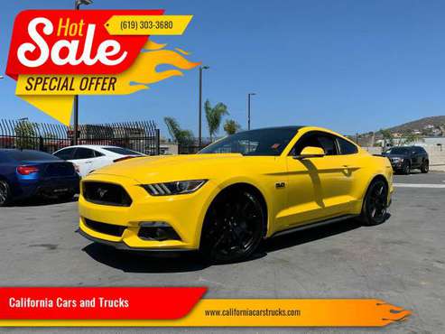 2016 Ford Mustang GT Premium 2dr Fastback EASY APPROVALS! - cars & for sale in Spring Valley, CA