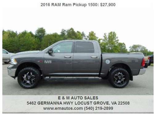 2016 RAM Ram Pickup 1500 SLT Eco Diesel for sale in LOCUST GROVE, VA