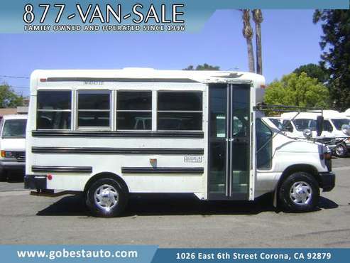 08 Ford E350 15-Passenger School Bus Cargo RV Camper Van 1 Owner for sale in Sacramento , CA