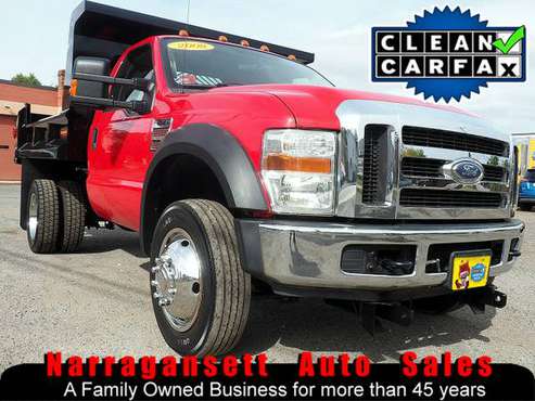2008 Ford F-550 Super Duty 4X4 Diesel Dump Auto Only 86K for sale in West Warwick, CT